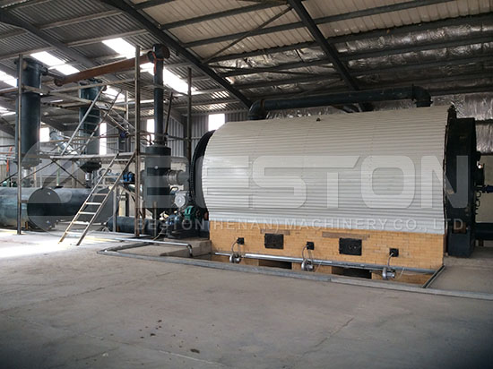 Waste Tyre Pyrolysis Plant in Jordan